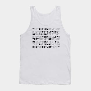 Test Driven Development Text - Light Tank Top